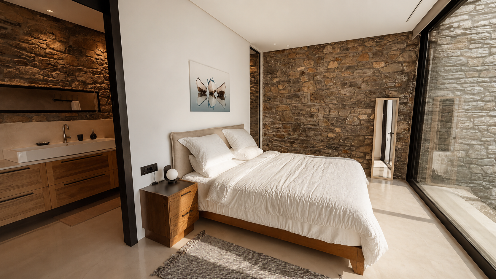 Suite interior facing the sea