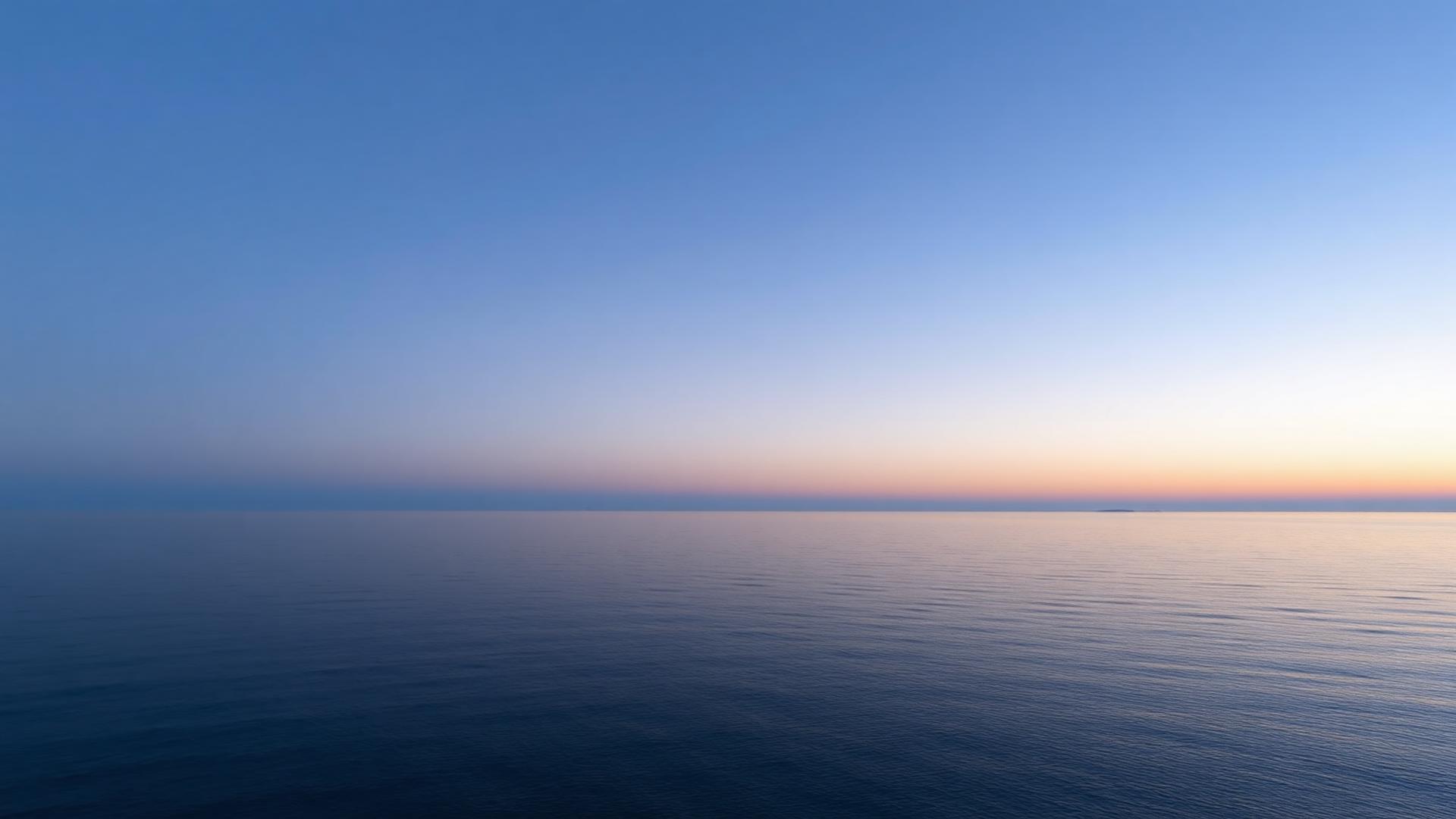 Evening sea